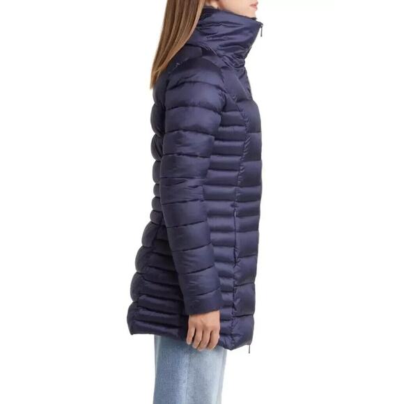 Save The Duck Iris Faux Fur Collar Puffer Coat Quilted Ultra Light Jacket Small - Picture 8 of 16